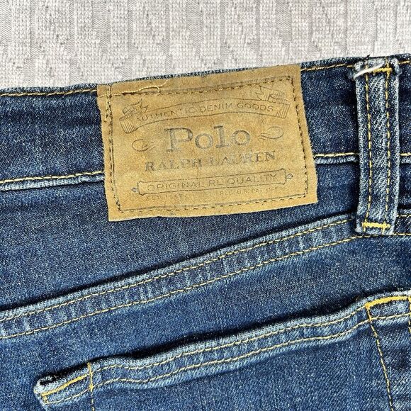 Polo Ralph Lauren‎ The Sullivan Slim Women's pants (18) whiskered straight leg - Picture 9 of 15